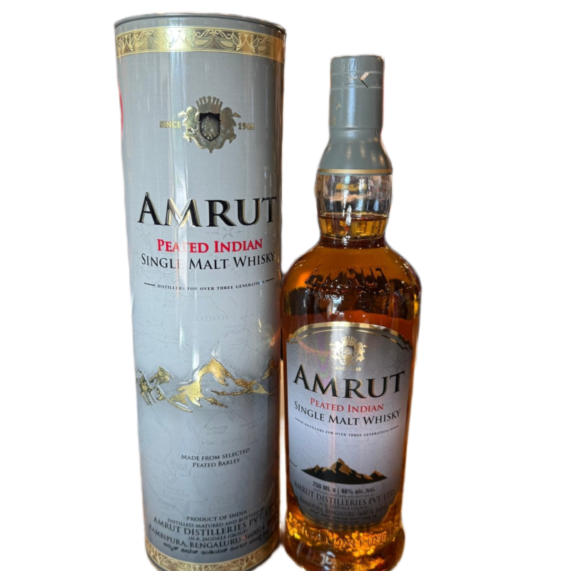 Amrut Whiskey Single Malt Peated India 750ml