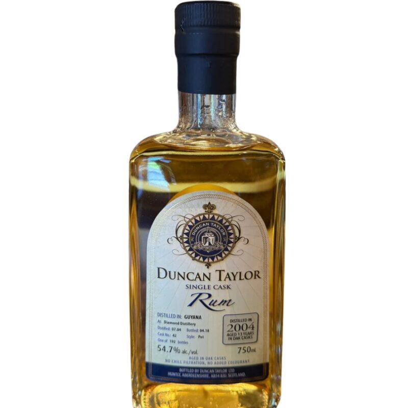 Duncan Taylor Rum Guyana Diamond 2004 13 Year 54.7% Alc 750ml