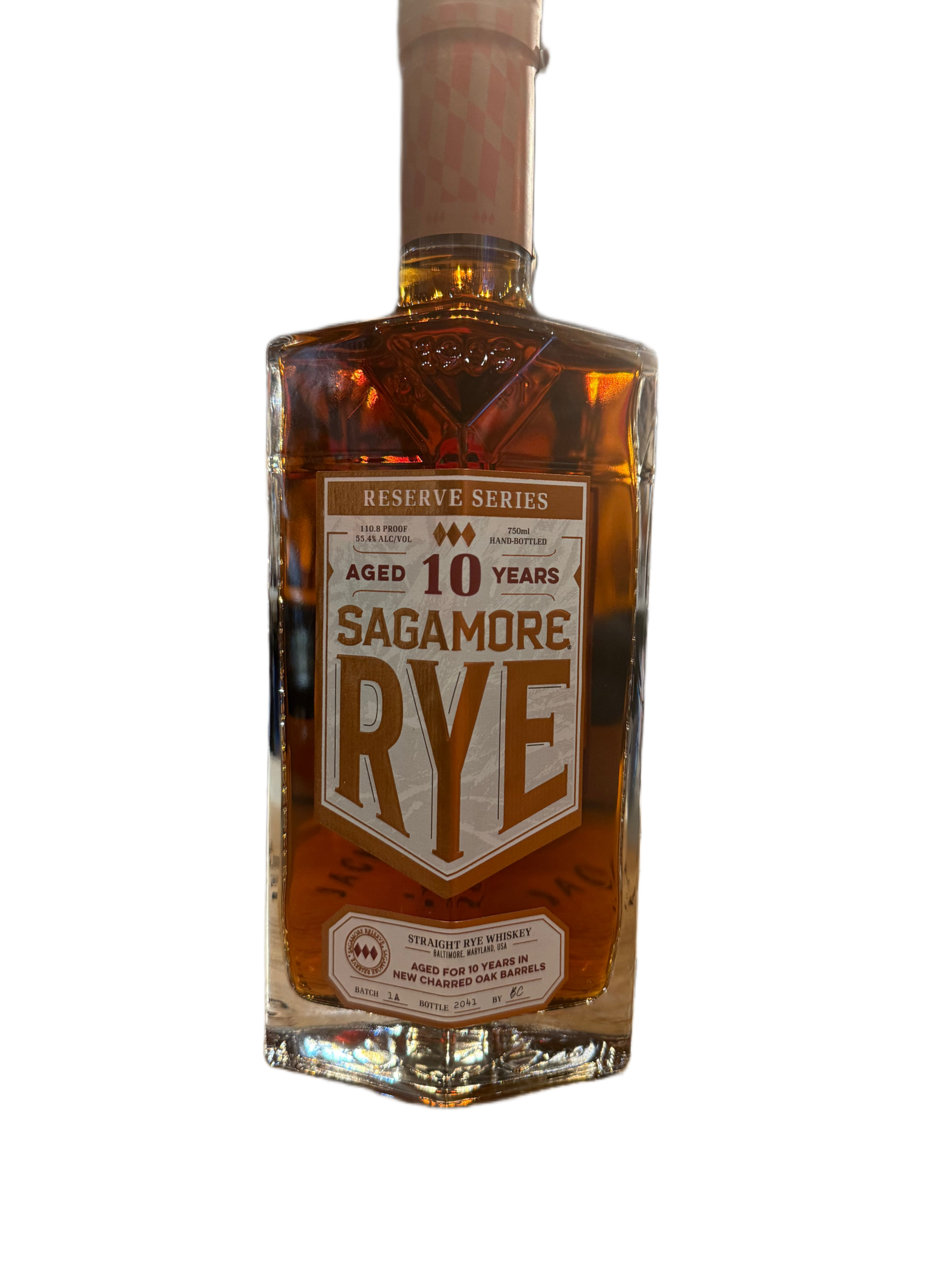 Sagamore Reserve Series 10 Year Old Rye
