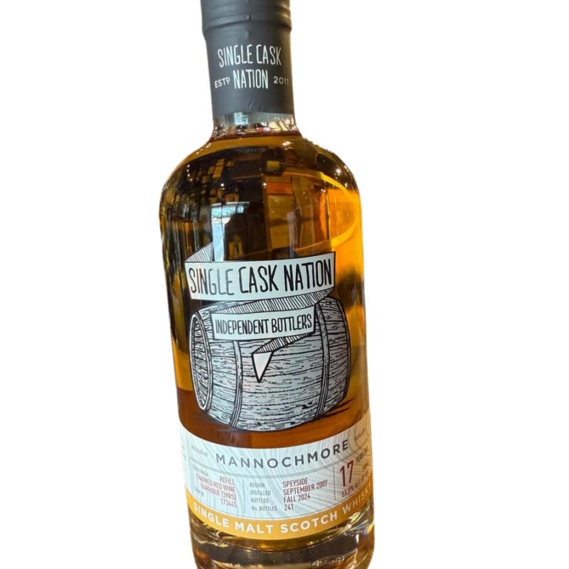 The Single Cask Nation Mannochmore 2007 17 Year Cask #173445 53% Alc 750ml