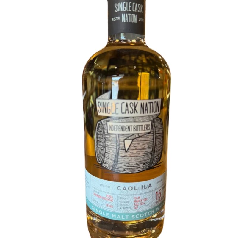 The Single Cask Nation Caol Ila 2009 15 Year Cask#181342 57 % Alc 750ml