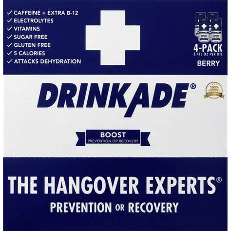 Drinkade Boost Master 4pack 3.4 Fl. Oz