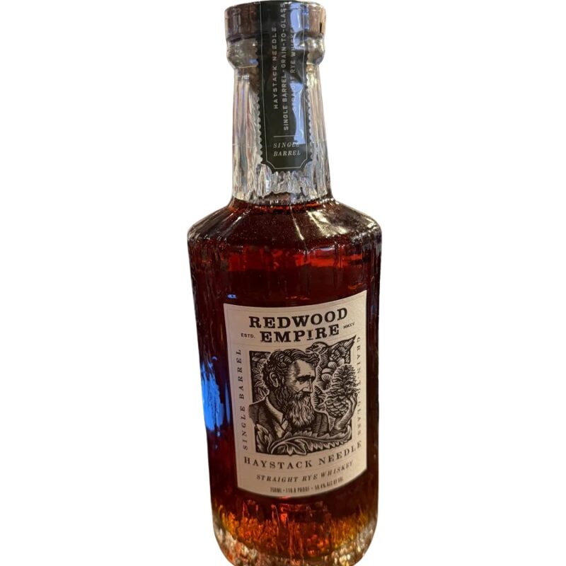 Redwood Empire 8 Year Old "haystack" #2757 118.8 Proof Straight Rye Whisky 750ml