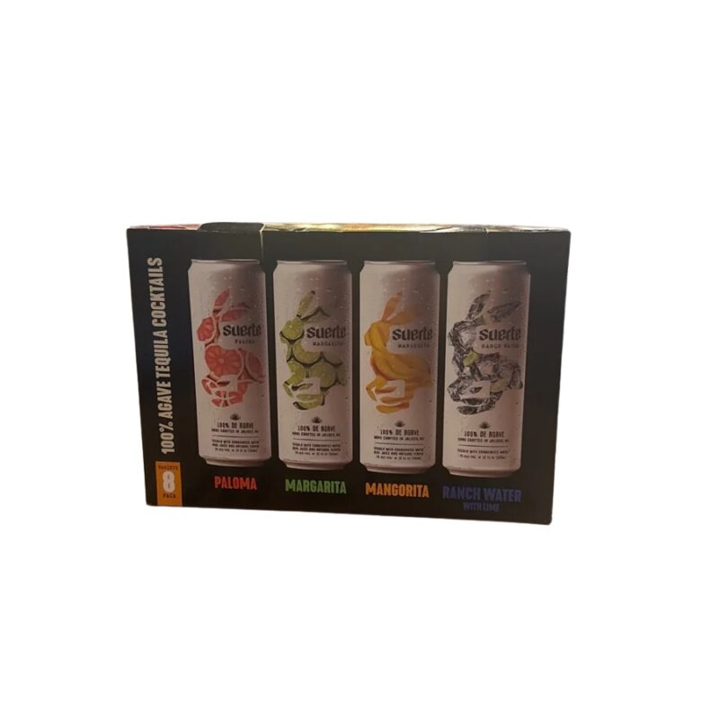 Suerte Rtd Fiesta Ocho Variety Pack Can 12oz-8pk
