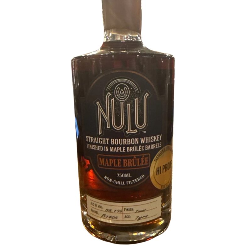 Nulu Maple Brulee Single Barrel #b1405 116.2 Proof 750ml