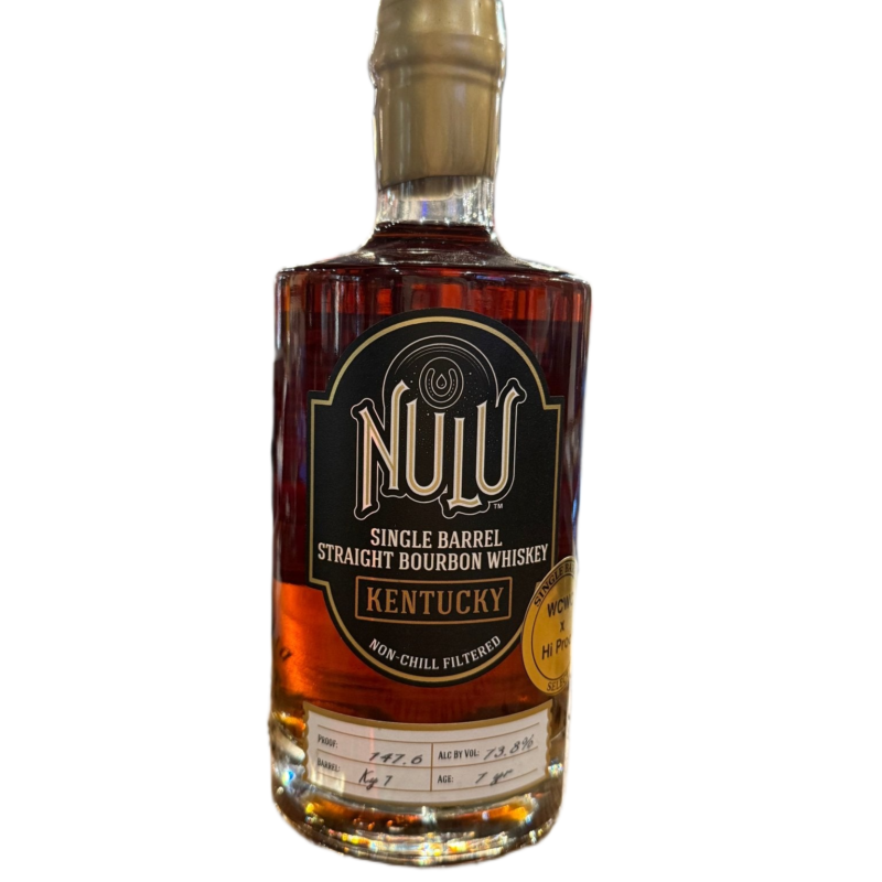 Nulu 7year Hazmat Bourbon Whisky 147.6 Proof "wcwc X " 750ml
