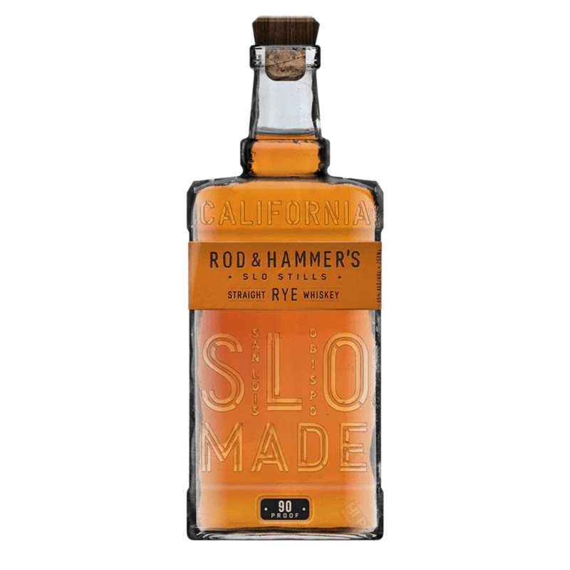 Rod & Hammer's Slo Stills Straight Rye Whiskey 90 Proof 750ml