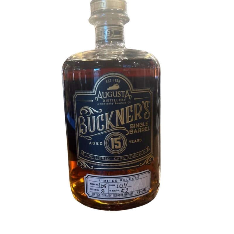 Augusta Distillery Buckner's Single Barrel 15 Year 104 Proof Buffturkey Mashbill