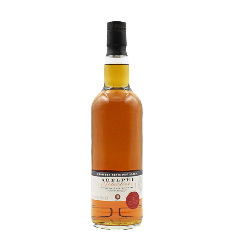 2013 Ben Nevis Adelphi 10 Year Old Refill Oloroso Sherry Butt Cask Strength Single Malt Scotch Whisky 700ml