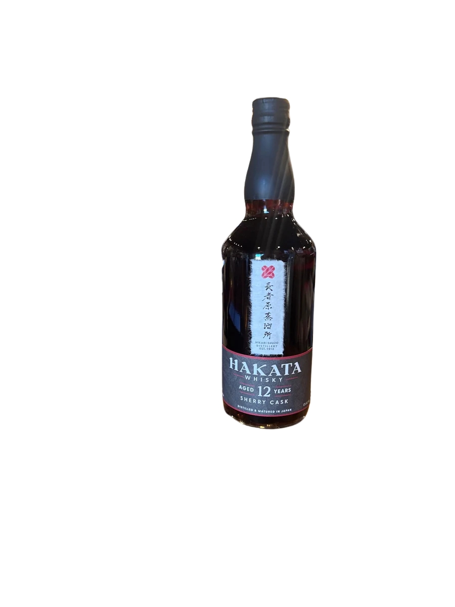 Hakata 12 Year Old Sherry Cask Japanese Whisky 42% Alc 700ml