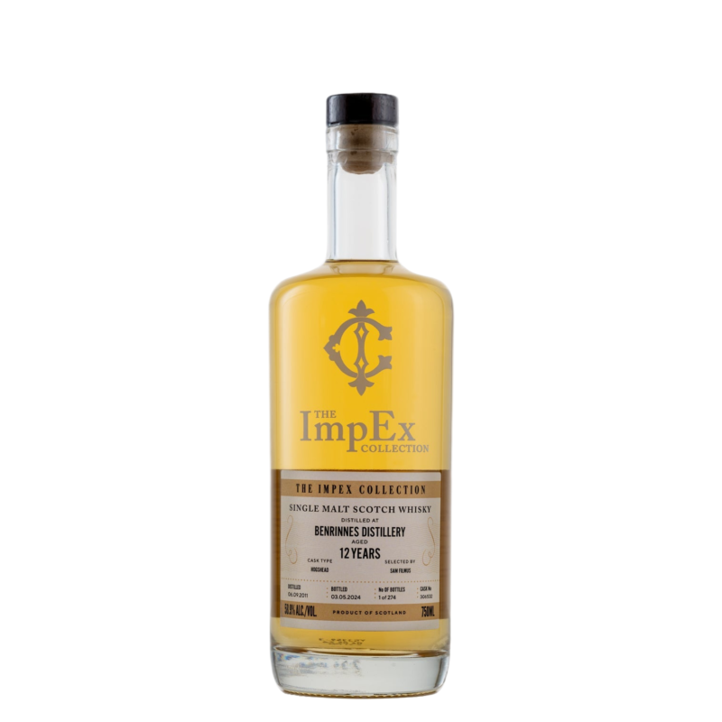 The Impex Collection Benrinnes Distillery 2011 12 Year Old Single Malt Whisky 750ml