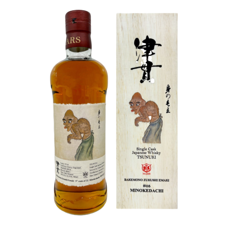 Mars Whisky Single Malt Whisky, 'tsunuki Bakemono #05 - Single Cask T719' 700ml