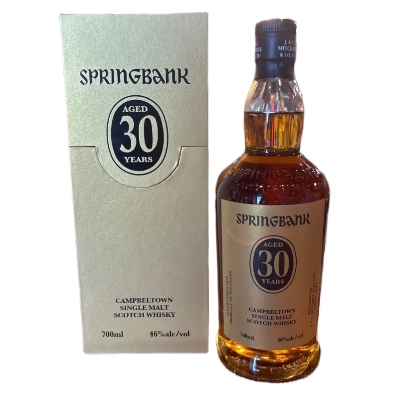 Springbank 30 Year Single Malt Scotch Whisky 700ml 2026 Release 700ml