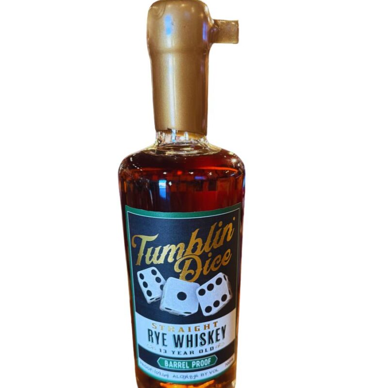 Tumblin Dice Straight Rye Whiskey 13 year barrel rye 109.66 (source from MGP)