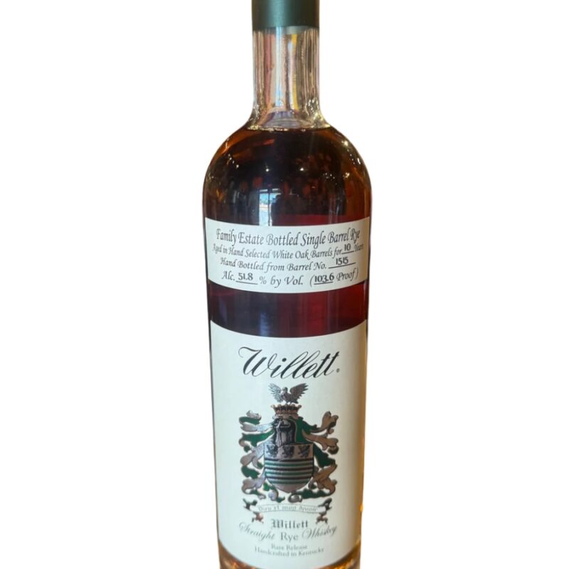 Willett Family Estate Rye 12 Year "dirty Dozen" Barrel #2520 119.2 Proof 750ml