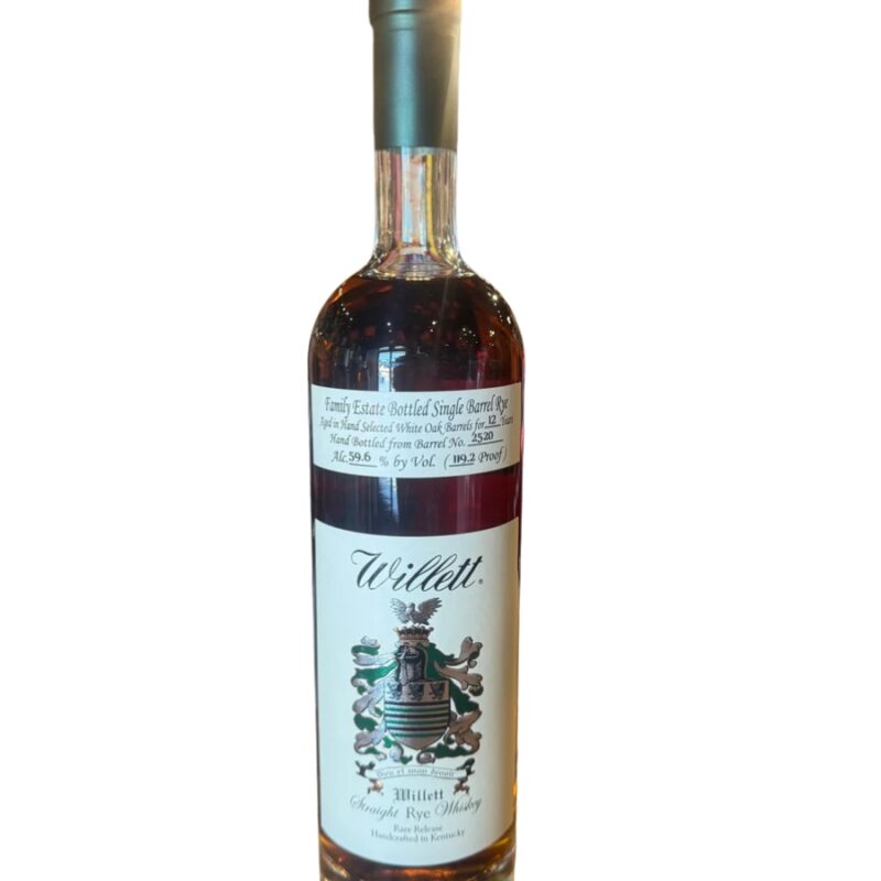 Willett Family Estate Rye 10 Year "decade Neat" Barrel #1515 103.6 Proof 750ml