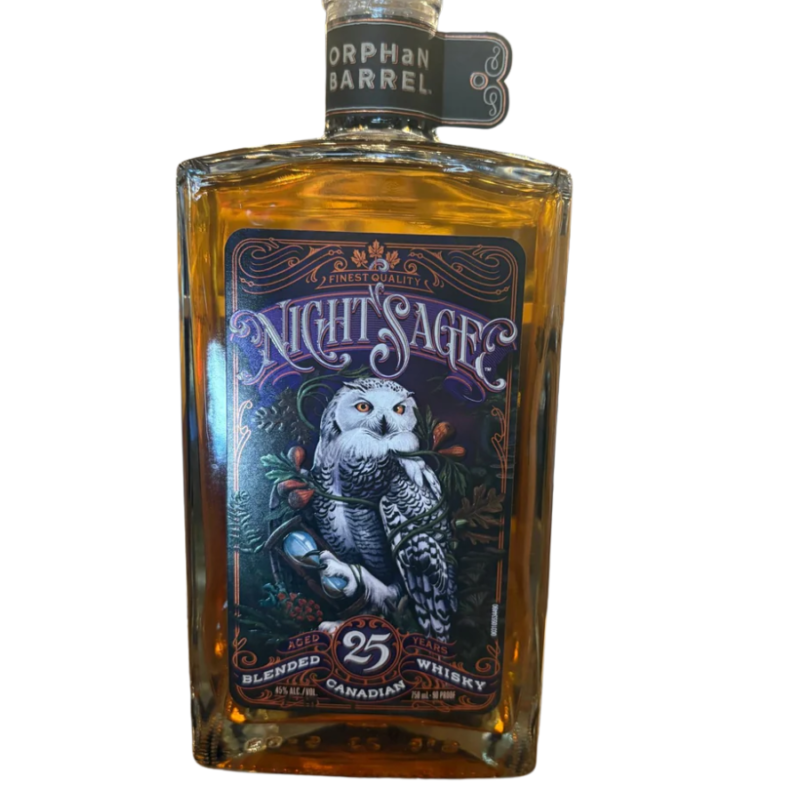 Orphan Barrel Night Sage 25 Year Blended Canadian Whisky 750ml